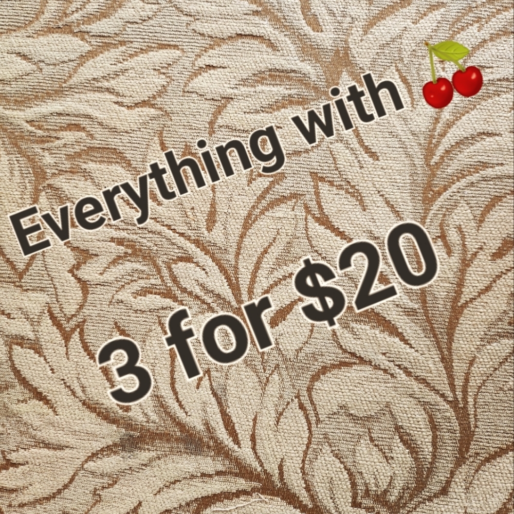 Everything in my closet with a cherry on it 3 for $20 MAKE OFFERS